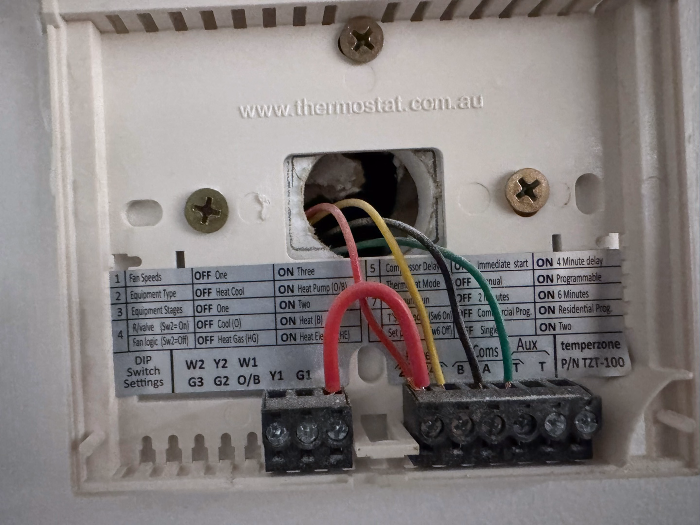 the unit’s insides
